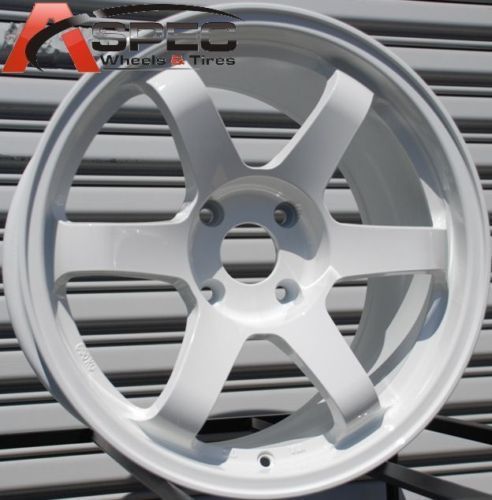 17x9 rota grid wheels 4x114 3 rims 12mm white time