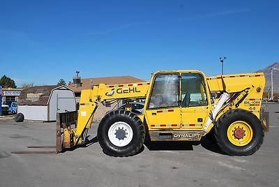 Forward Reach Forklift Gehl DL 10H44 10,000 LB 44 4x4x4 Enclosed Cab 