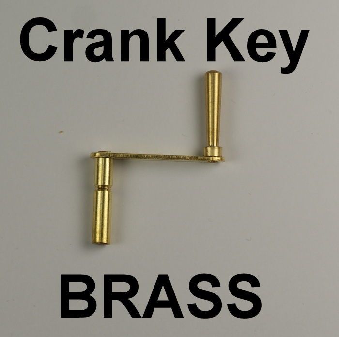 BRASS CLOCK CRANK KEY SIZES 00 13 longcase grandfather clocks winding 