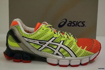 NEW Asics Gel Kinsei 4 NIB Mens Size 11.5 US LIME/WHITE/ROY​AL