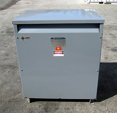 Square D WATCHDOG 150 KVA Transformer 480 Delta 208Y/120 Volt ONE YEAR 