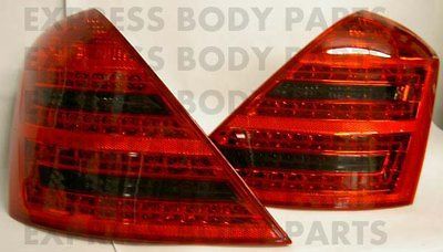 MERCEDES W221 SMOKE 2007  S550 S600 LED 2010 STYLE TAIL LIGHT SET 