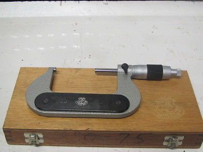 etalon 50 75mm metric micrometer 213 50 75 0 001mm