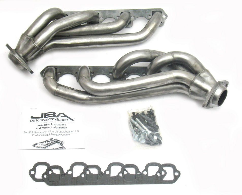 JBA 65 73 Ford Mustang 289/302 w/GT40 P Head Header 1650S 2