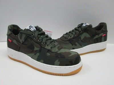   AIR FORCE 1 LOW PREMIUM SUPREME CAMO NRG SZ 10 11 573488 330 OLIVE