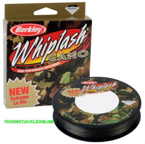 berkley whiplash camo braid 300 yds 5 sizes available more