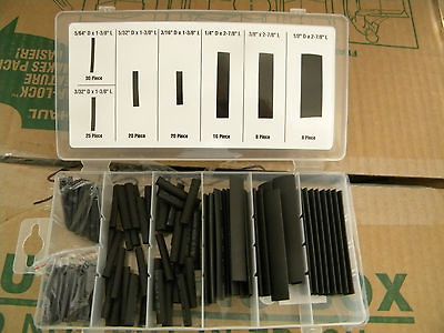 heat shrink tubing 7 sizes 127 pieces fits cj7 jeep