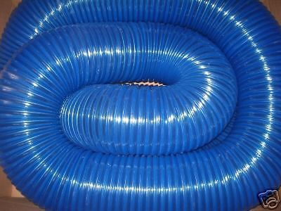 12 x 10 blue urethane leaf grass straw vacuum hose