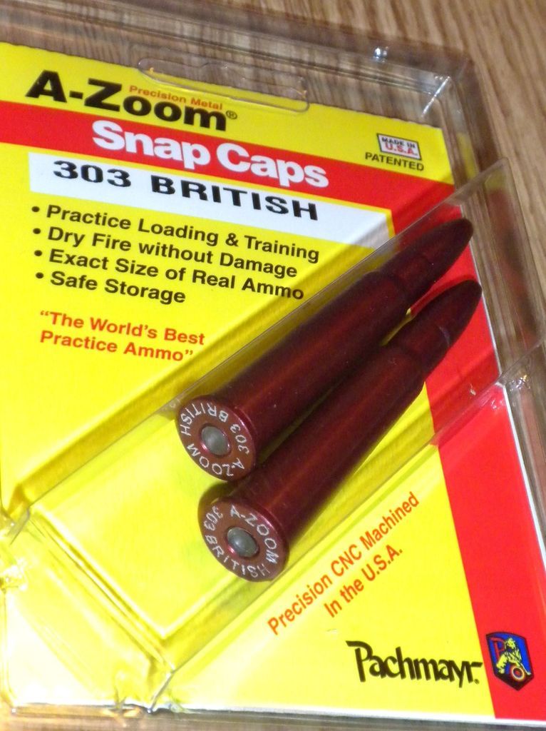 Zoom Precision Metal Snap Caps 303 British #12226 2 per package 