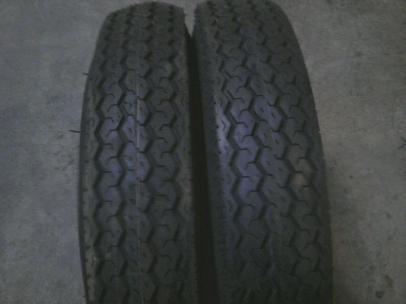 THREE 400x8,480x8, 480 8, 4.80x8 6 ply Tubeless Boat Trailer Tires 