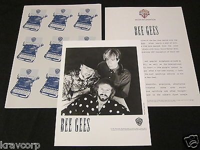 the bee gees high civilization 1991 press kit photo time