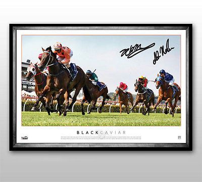 Black Caviar Signed Moody Nolen Record Breaker Limited Edition Framed 