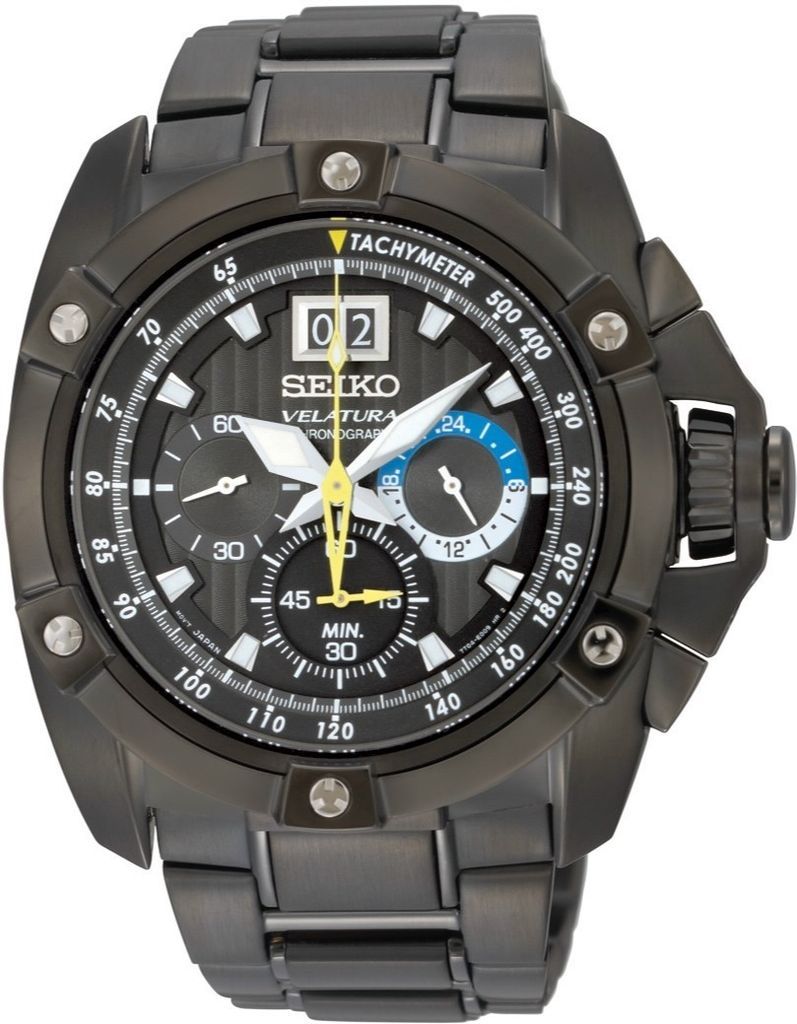 Seiko SPC073 Velatura Big Date New Mens Watch *WatchWarehouse 