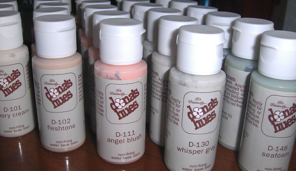 Ceramic Supplies   Donas Hues   Non Firing Water Based Stain 