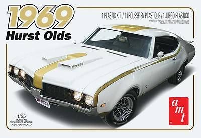 AMT 1/25 69 Hurst Olds Oldsmobile Cutlass Plastic Model Kit #703