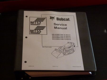 Bobcat MT52, MT55 Bobcat Mini Track Loader Service Manual, 6986859 (2 