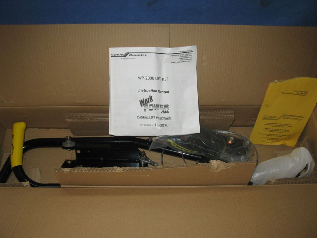 Cycle Country Universal Snow Plow 2000 Manual Lift Assy P/N 15 0010