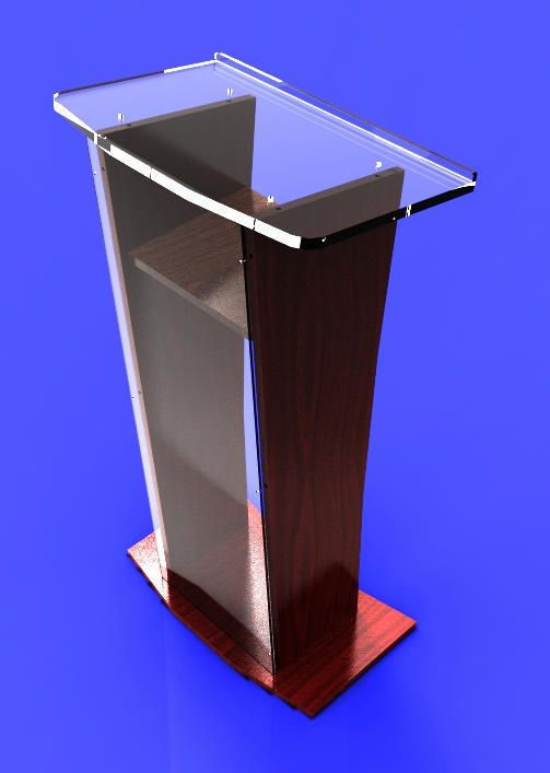 Acrylic/Podium​/Lectern/Pulpi​t/Plexiglass/L​ucite/clear 1803 5 