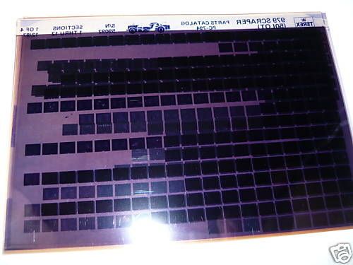 terex parts manual 979 50lot 95sh scraper microfiche time left