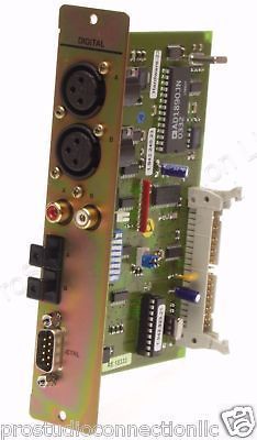 Studer 2000 Broadcast Console Digital Audio Input Module AES/EBU & S 