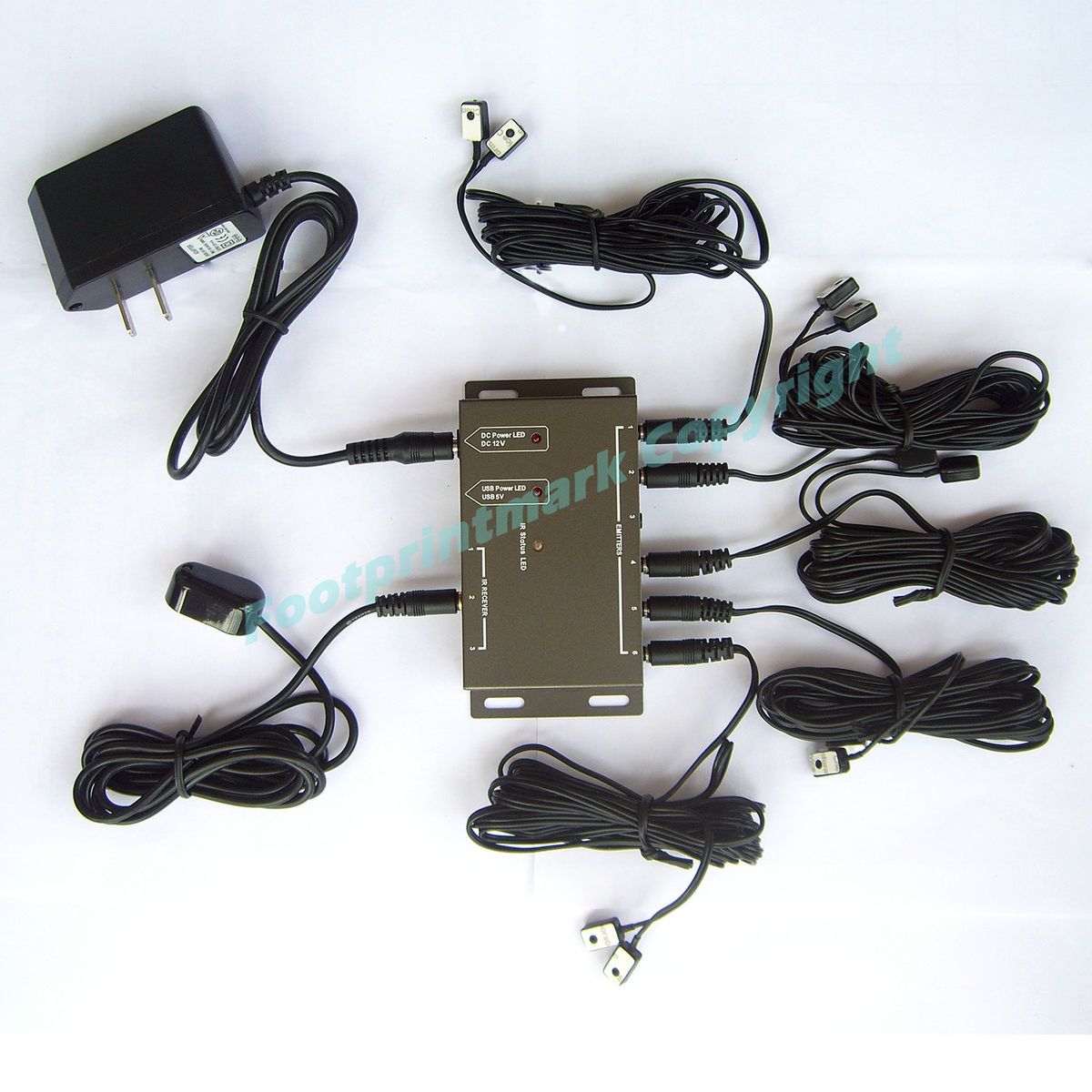   Remote Control Extender Transmitter 1 Receiver 10 Emitter