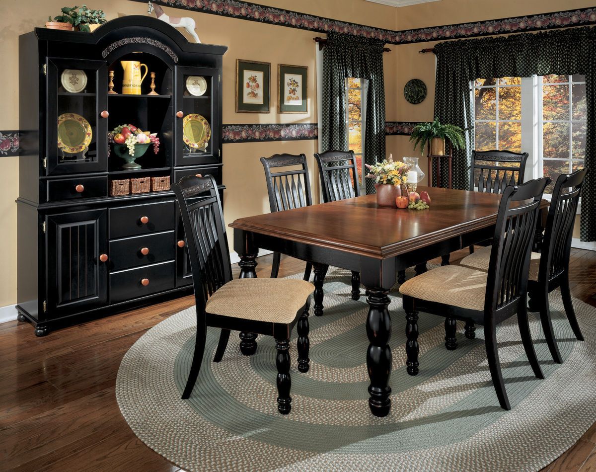 Ashley Furniture Cedar Heights Dining Room Set 7 Piece D212 01 35 