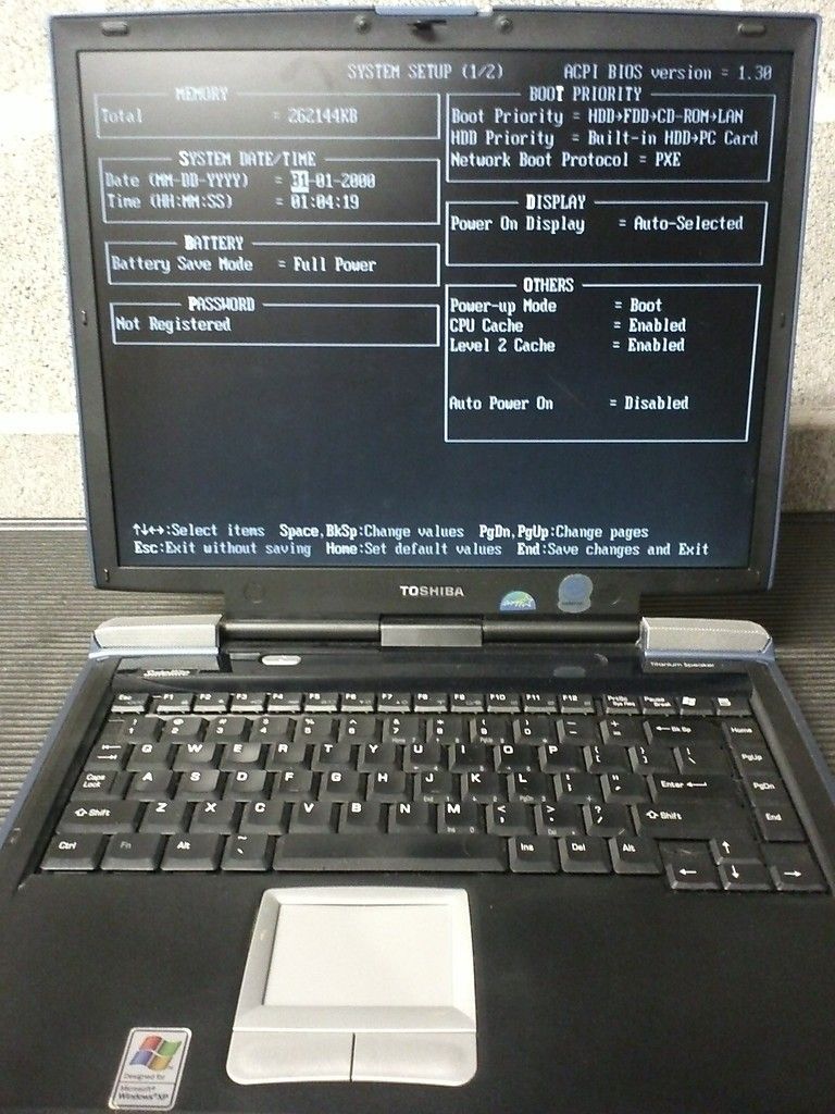 Toshiba Satellite A15 S129 Celeron 2 40 GHz 256 MB