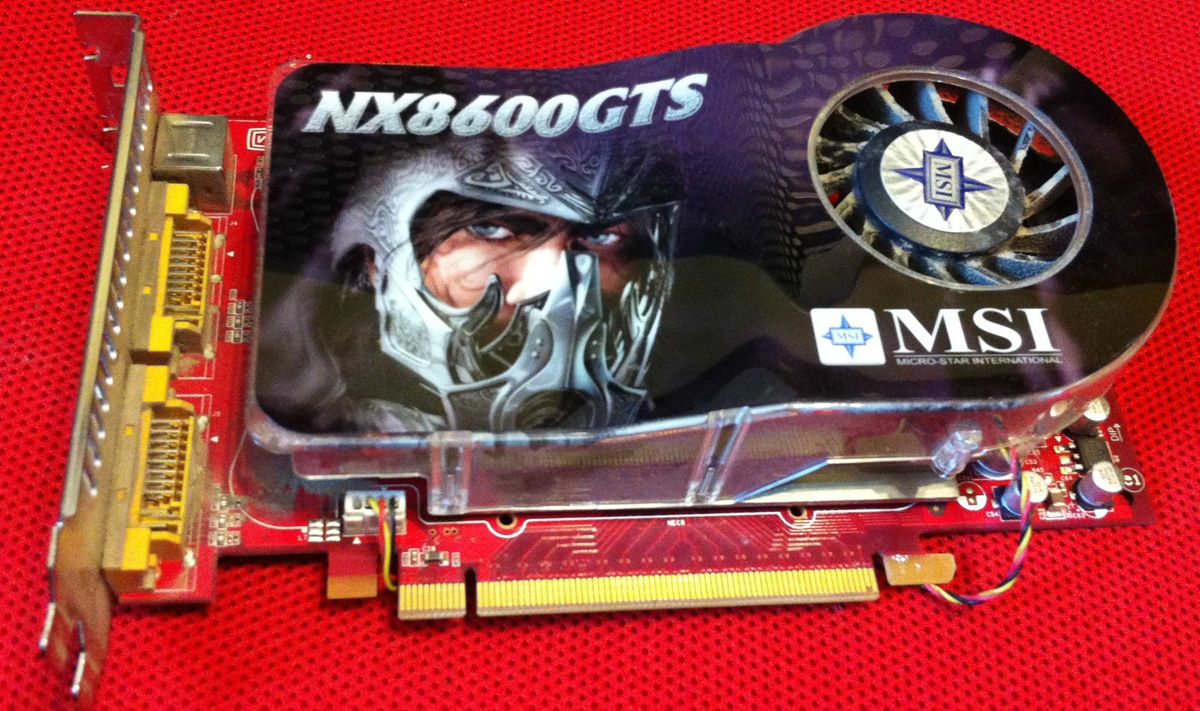   GeForce 8600 GTS (NX8600GTST2D256EOC) 256 MB GDDR3 SDRAM PCI Adapter