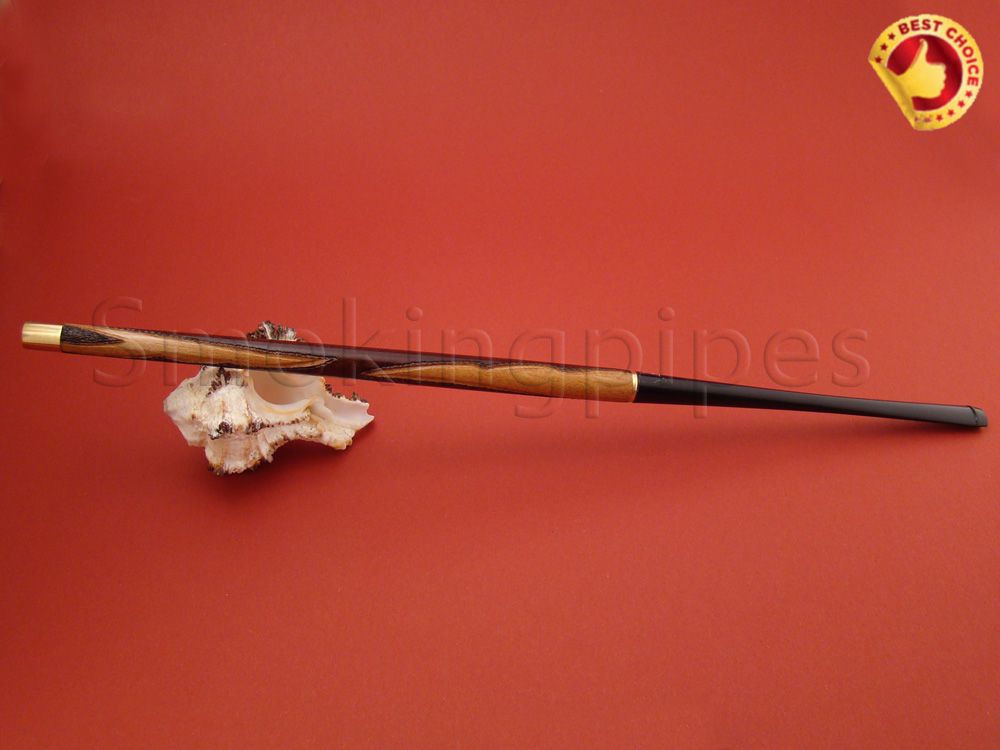 10 6 Ladies x Long Carved Wood Slim Cigarette Holder