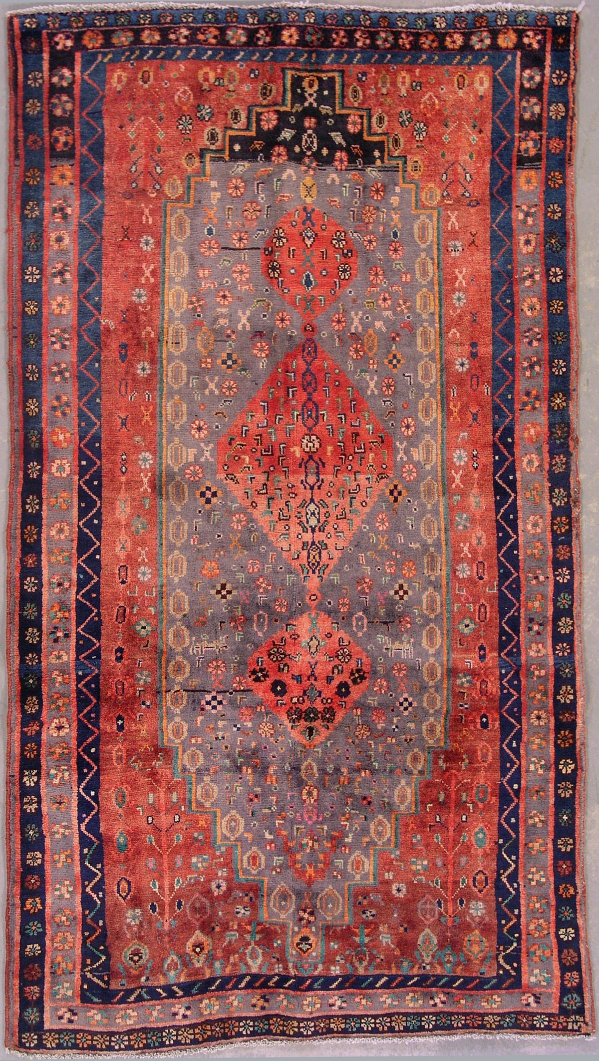   PERSIAN SARAB ORIENTAL HAND KNOTTED WOOL AREA RUG CARPET W/ ABRASH
