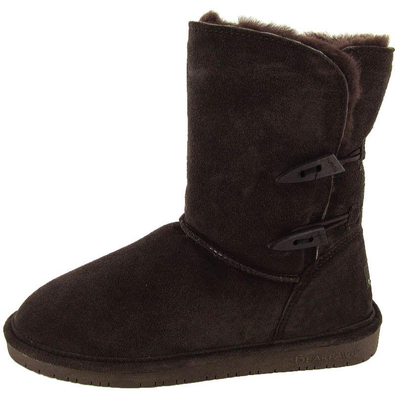 75 Bearpaw Womens Abigail Suede Boots Sheepskin