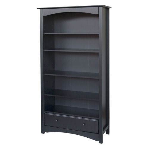 DaVinci Jayden 71 H 4 Shelf Bookcase in Ebony Black