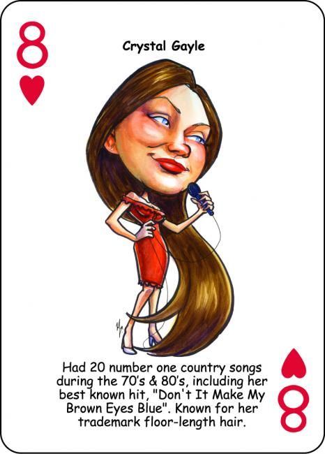 Country Music Legends Singers Collectible Playing Poker Cards Fans 