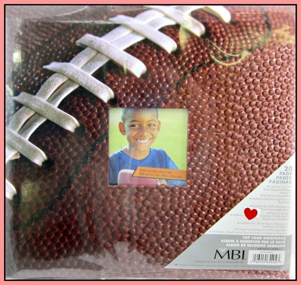 MBI Sports Football Scrapbook Album 12x12 Top Load Page Protectors on  PopScreen