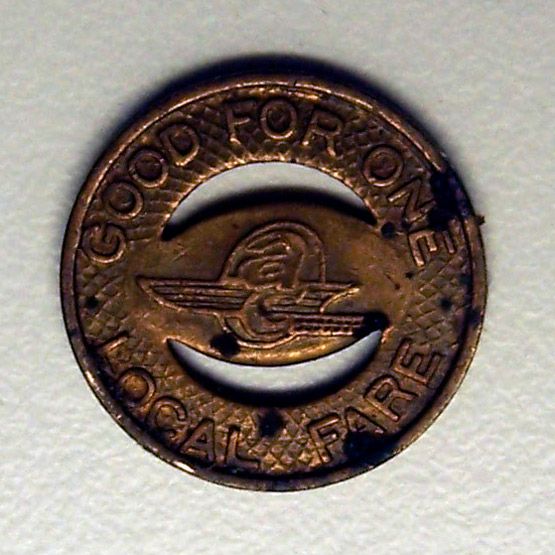 Vintage Alameda Contra Costa CA Transit Tokens Holder