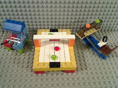 Lego Lot Air Hockey Table Arcade Video Game Machine Race Car Joy Stick 