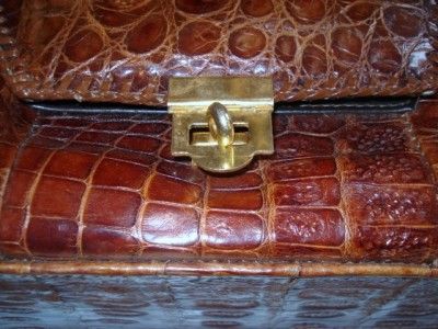 Etco Florida Alligator Brown Bag 1940s Stored for Yrs