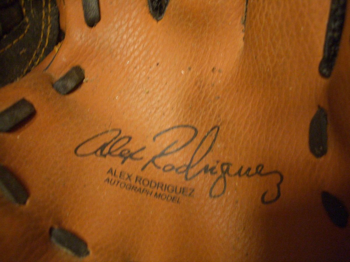 Alex Rodriguez Childs Fastback Baseball Glove Rawlings PL95 LN LQQK 