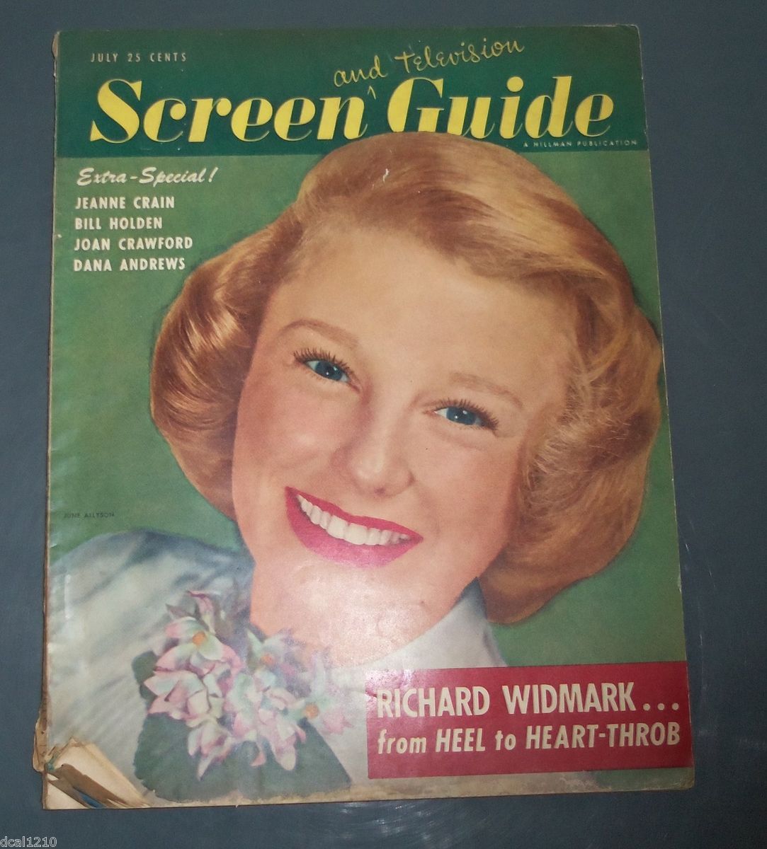 Screen Guide 1949 Movie TV June Allyson Lucille Ball Joan Crawford 