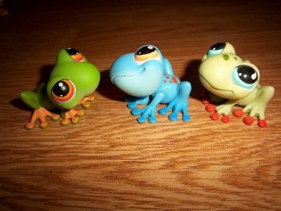 Littlest Pet Shop Reptiles Amphibians Lot Frogs Lizards Turtles