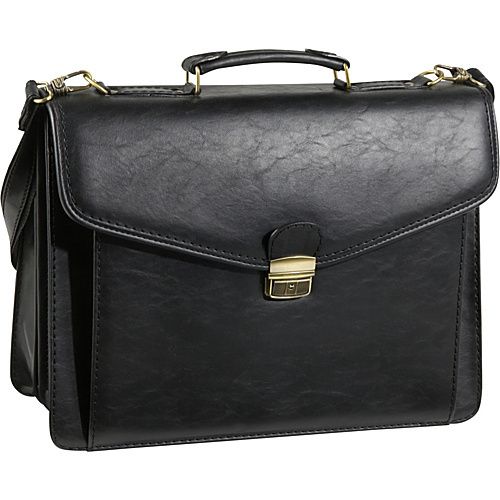 AmeriLeather Cleveland Executive Briefcase   Black