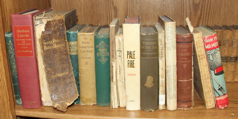 Lot #11 of 15 old Antique books 1st editions 1871 Napoleon Literature 