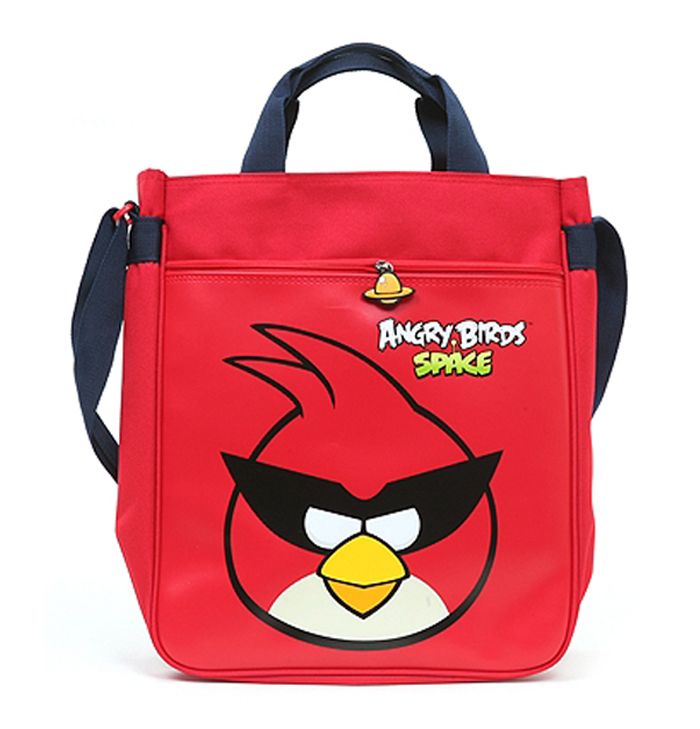 Angry Birds Space Character Shoulder Tote Bag School Messenger Cross 