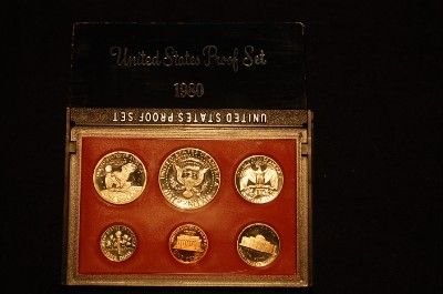   Proof Set with SBA Susan B Anthony Dollar John F Kennedy Half