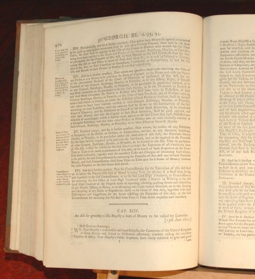 1810 Collection of Public General Statutes Leather BnD