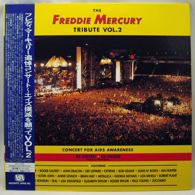   Freddie Mercury Tribute Vol 2 Queen Annie Lennox Liz Taylor