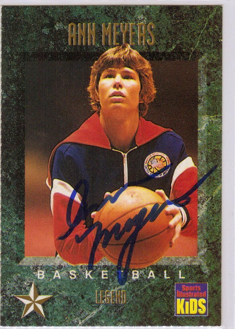 Autographed Ann Meyers USA Womens Basketball Team NBA HOF WNBA Card 