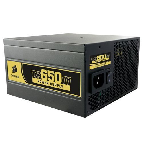 Corsair TX650W Power Supply Unit 80 Plus Certified ATX 12V