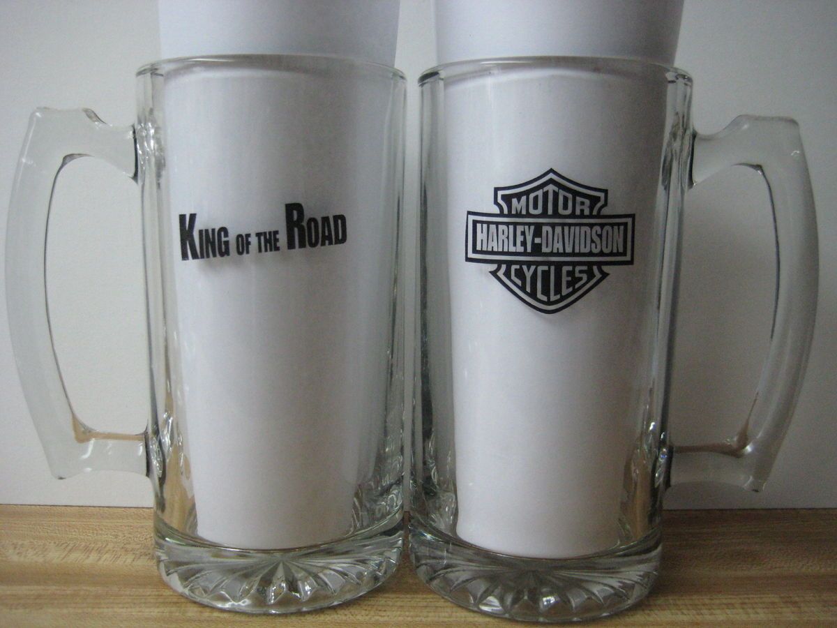   Davidson 27 5oz sport mugs with Harley antenna balls w Hattenna clips