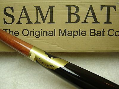 SAM BAT KB1 WOOD BAT 33 inches BONDS   CHERRY HANDLE / BLACK BARREL 